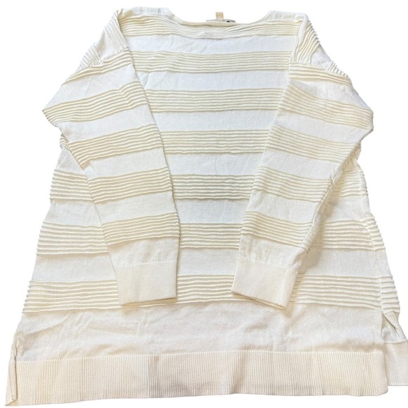 Michael Kors Cream Striped Knit Sweater Tunic – Size S (NWT) - Picture 5 of 5